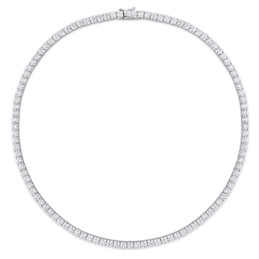26.5 ct. t.g.w. Created Moissanite Necklace in Sterling Silver
