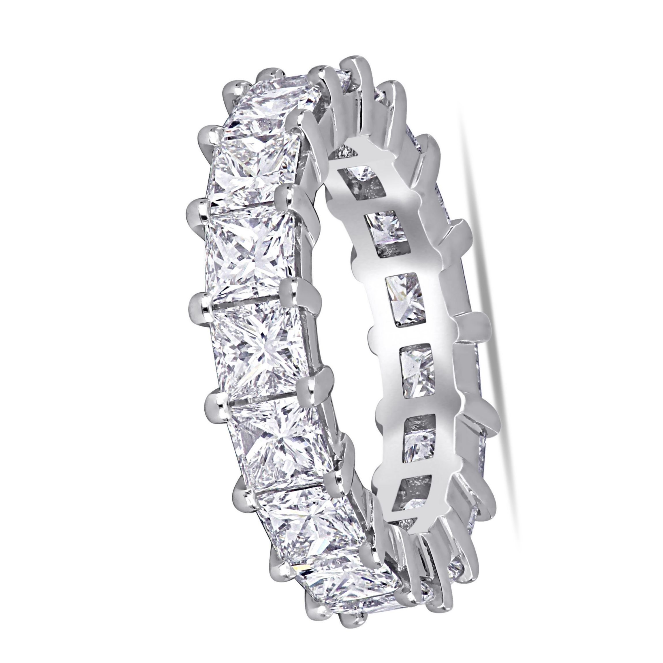5.54 ct. t.w. Diamond Eternity Ring in Platinum