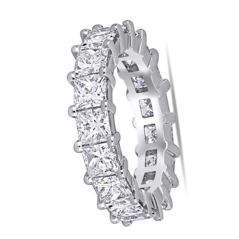 5.54 ct. t.w. Diamond Eternity Ring in Platinum