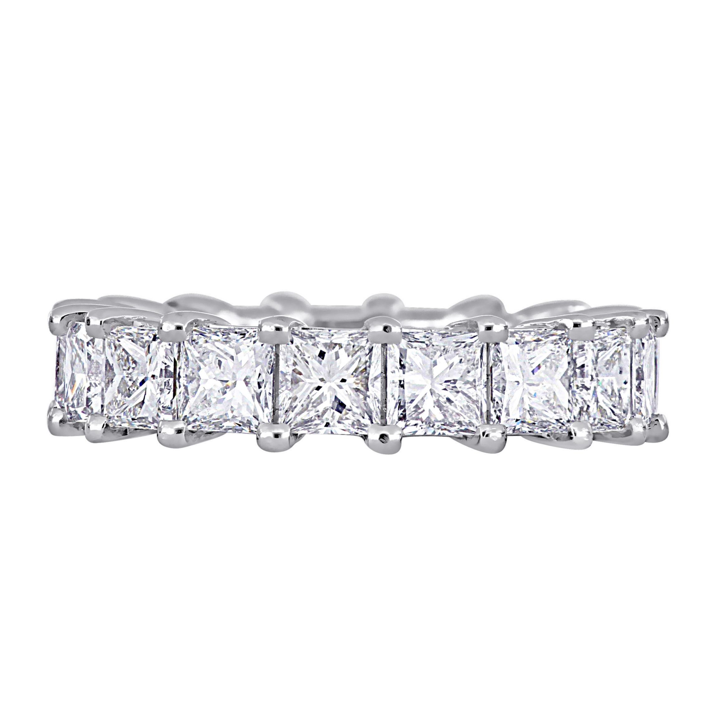 5.54 ct. t.w. Diamond Eternity Ring in Platinum