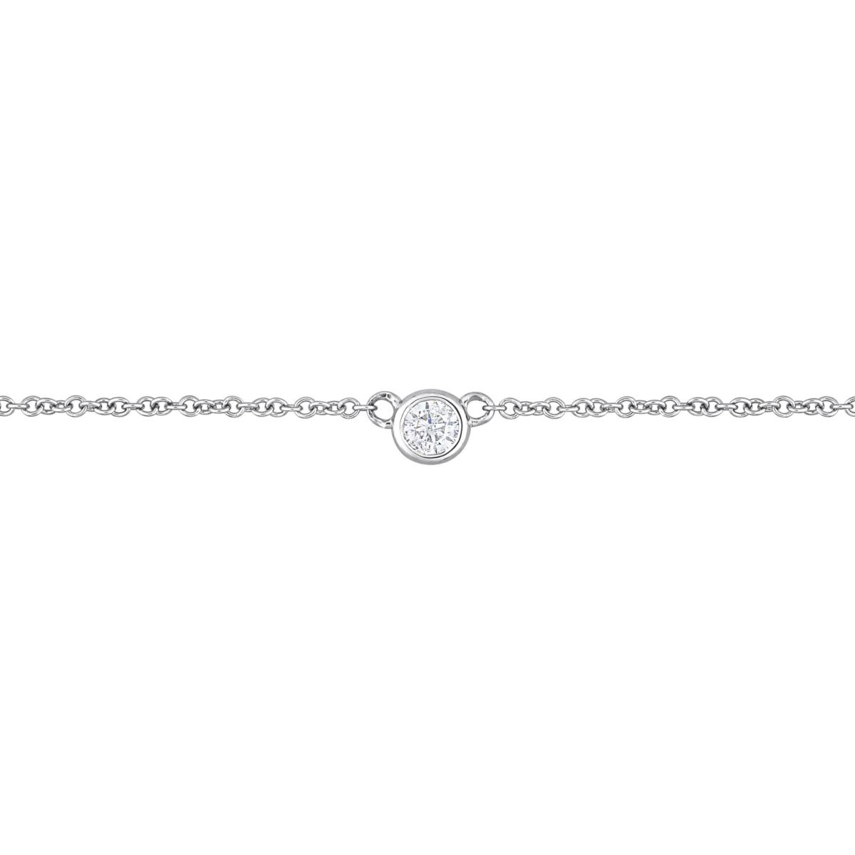 1 ct. t.w. Diamond Station Necklace in Platinum