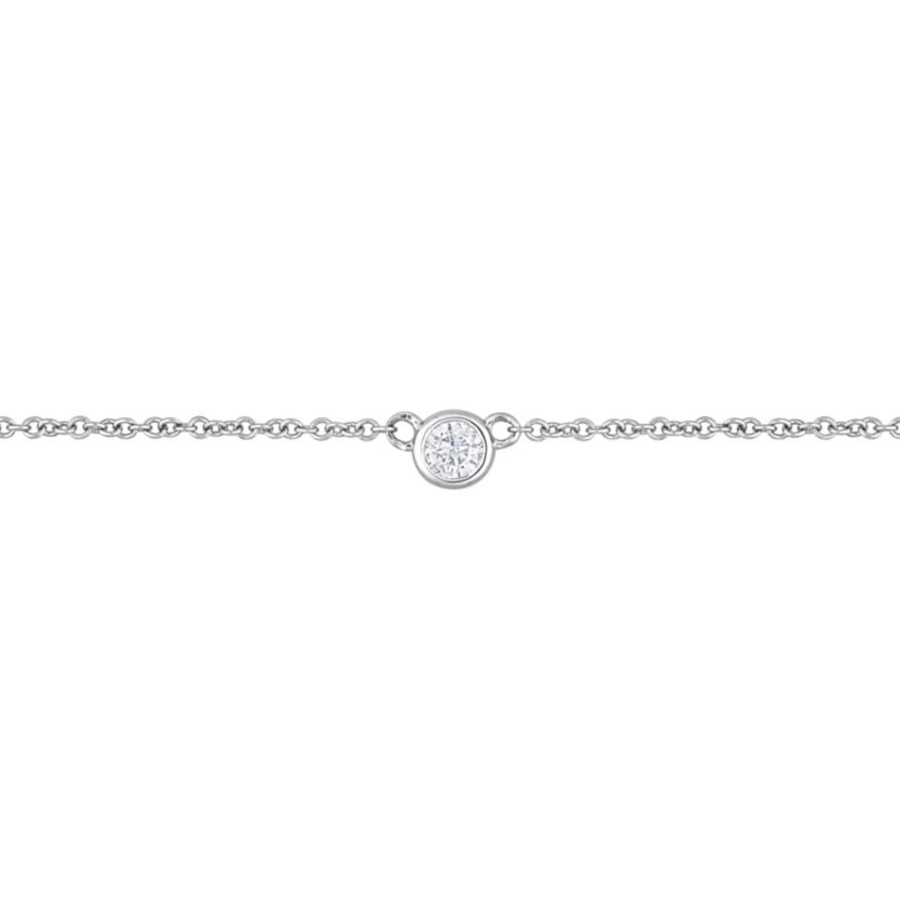 1 ct. t.w. Diamond Station Necklace in Platinum