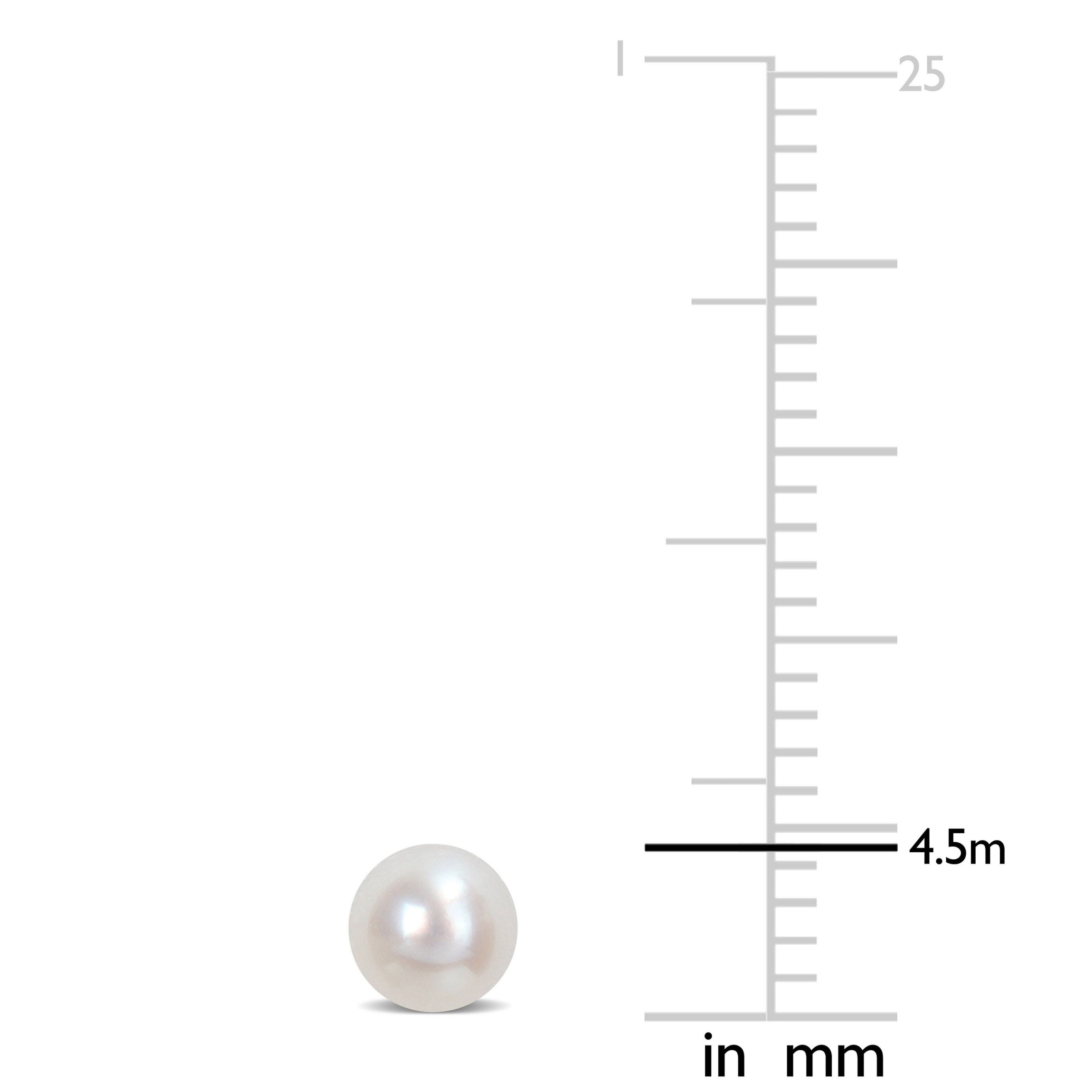 Freshwater Cultured Pearl Earrings in 14K Yellow Gold