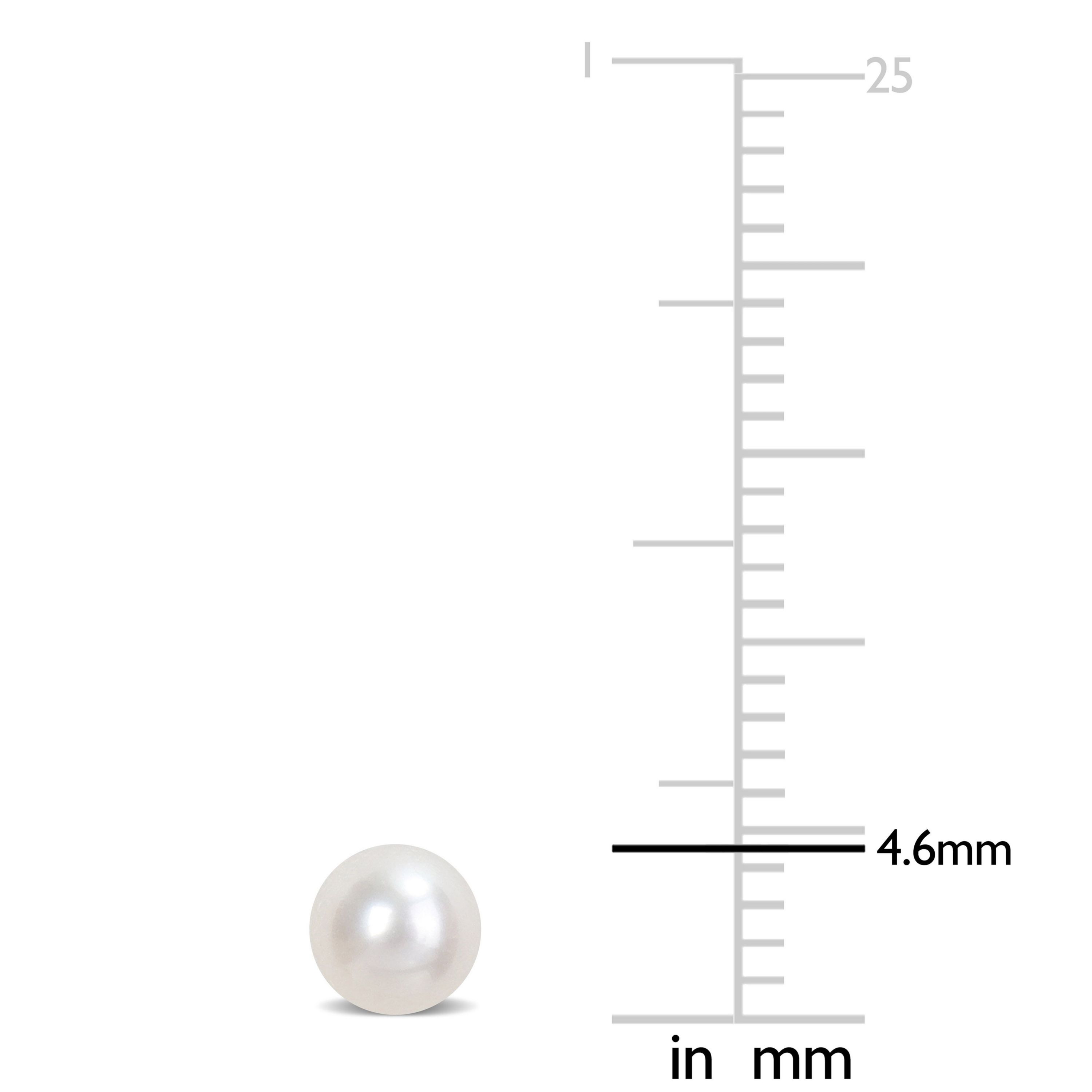 Freshwater Cultured Pearl Earrings in 14K Yellow Gold