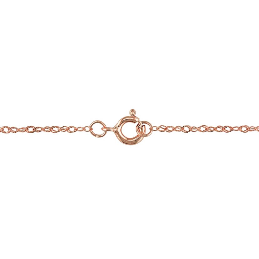 Singapore Chain in 14K Rose Gold