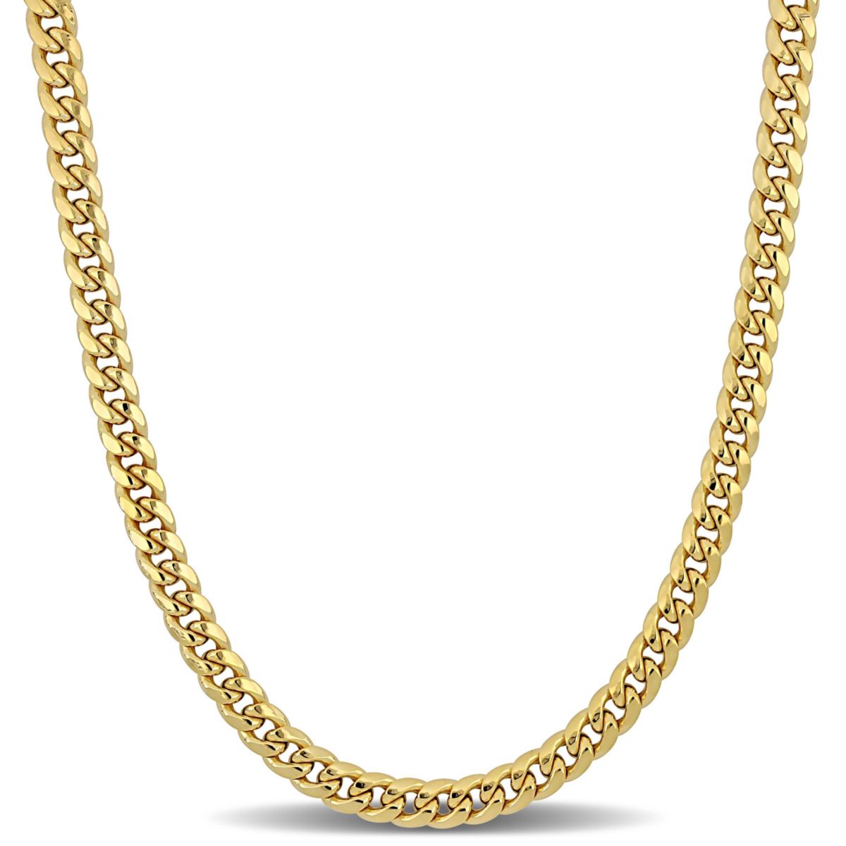 6.15MM Miami Cuban Link Chain Necklace in 10K Yellow Gold