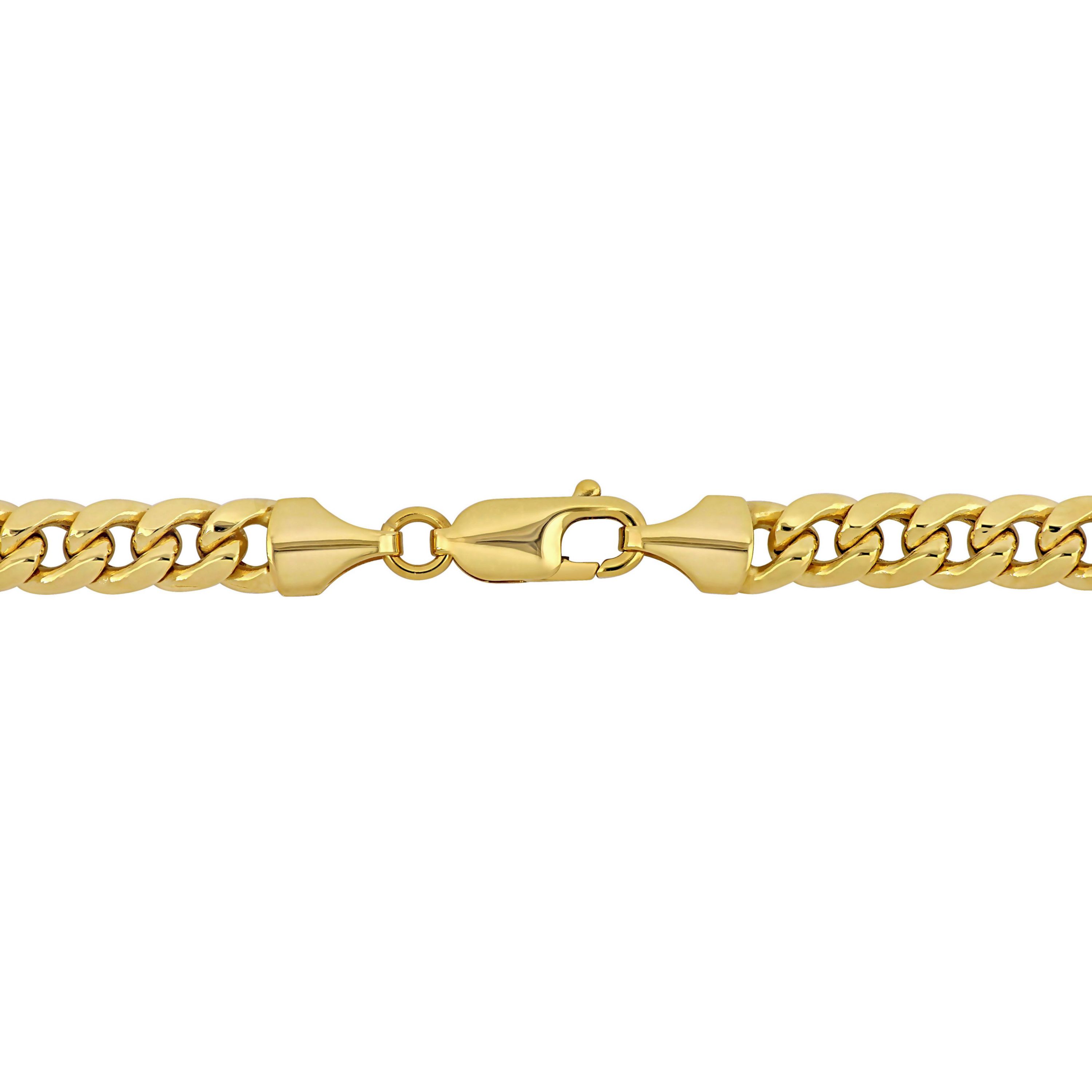 6.15MM Miami Cuban Link Chain Necklace in 10K Yellow Gold