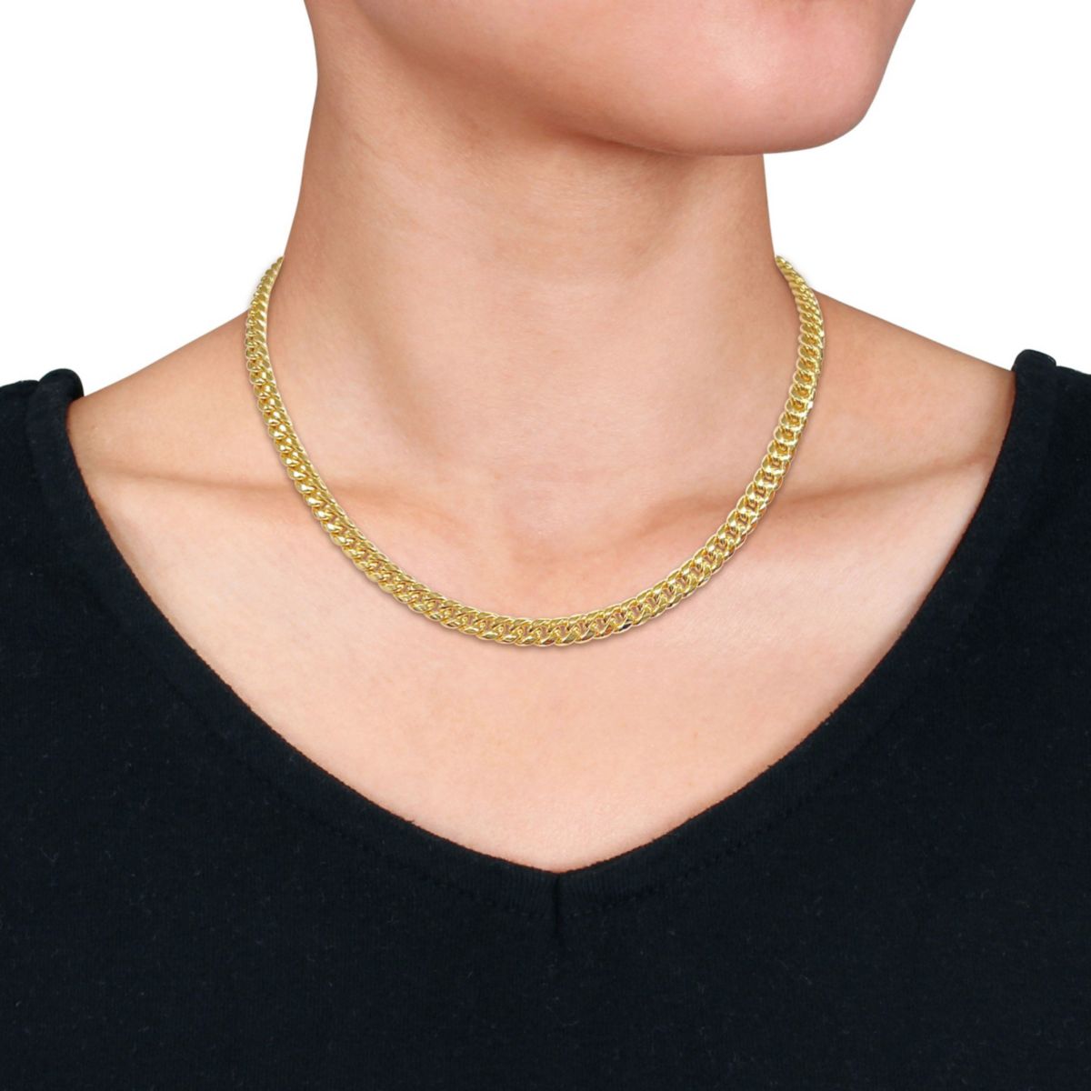 6.15MM Miami Cuban Link Chain Necklace in 10K Yellow Gold