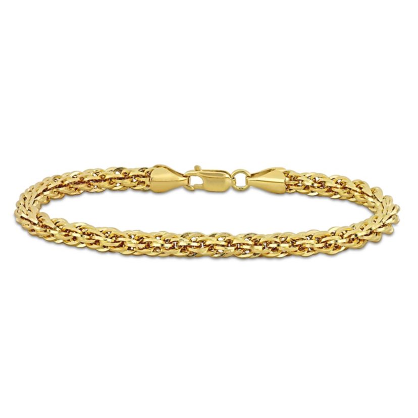 5MM Infinity Rope Chain Bracelet in 14K Yellow Gold