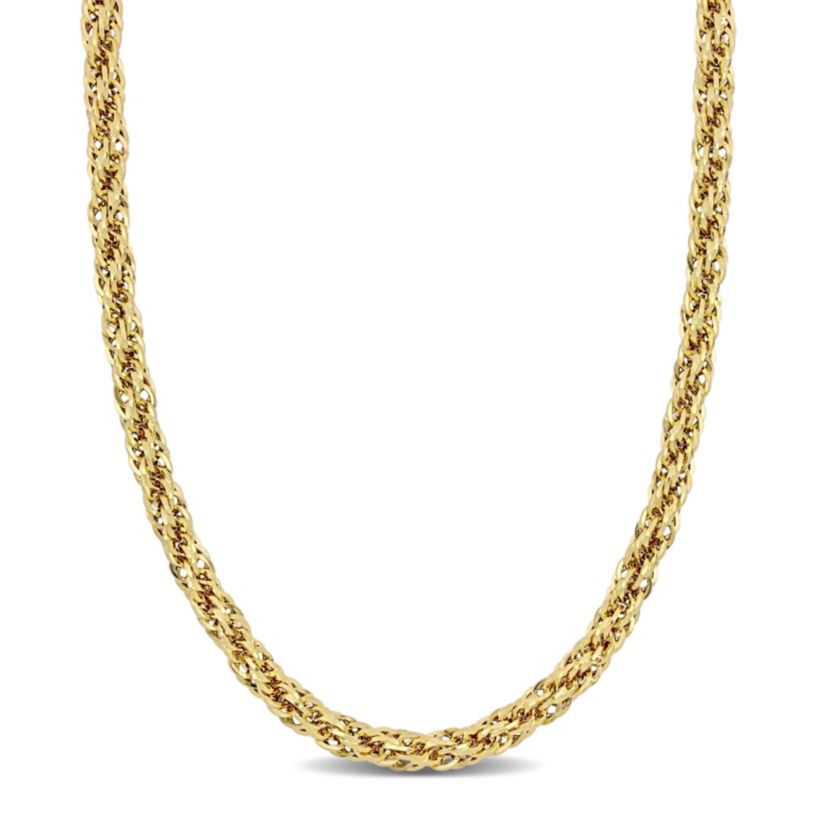 6MM Infinity Rope Chain Necklace in 14K Yellow Gold