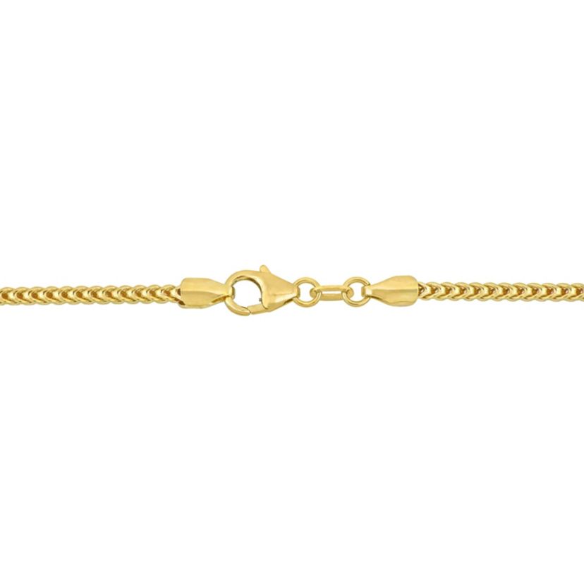 1.85MM Franco Link Bracelet in 10K Yellow Gold