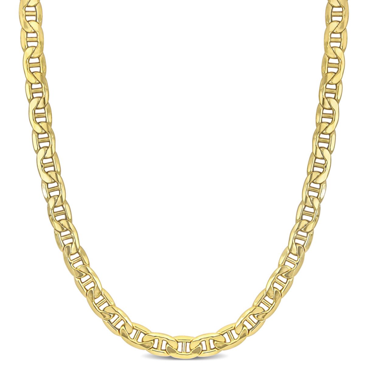 7MM Mariner Link Necklace in 10K Yellow Gold