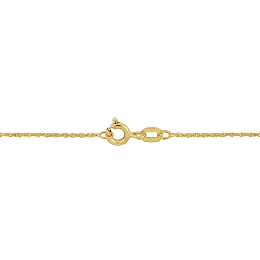1MM Sparkling Singapore Chain Necklace in 14K Yellow Gold