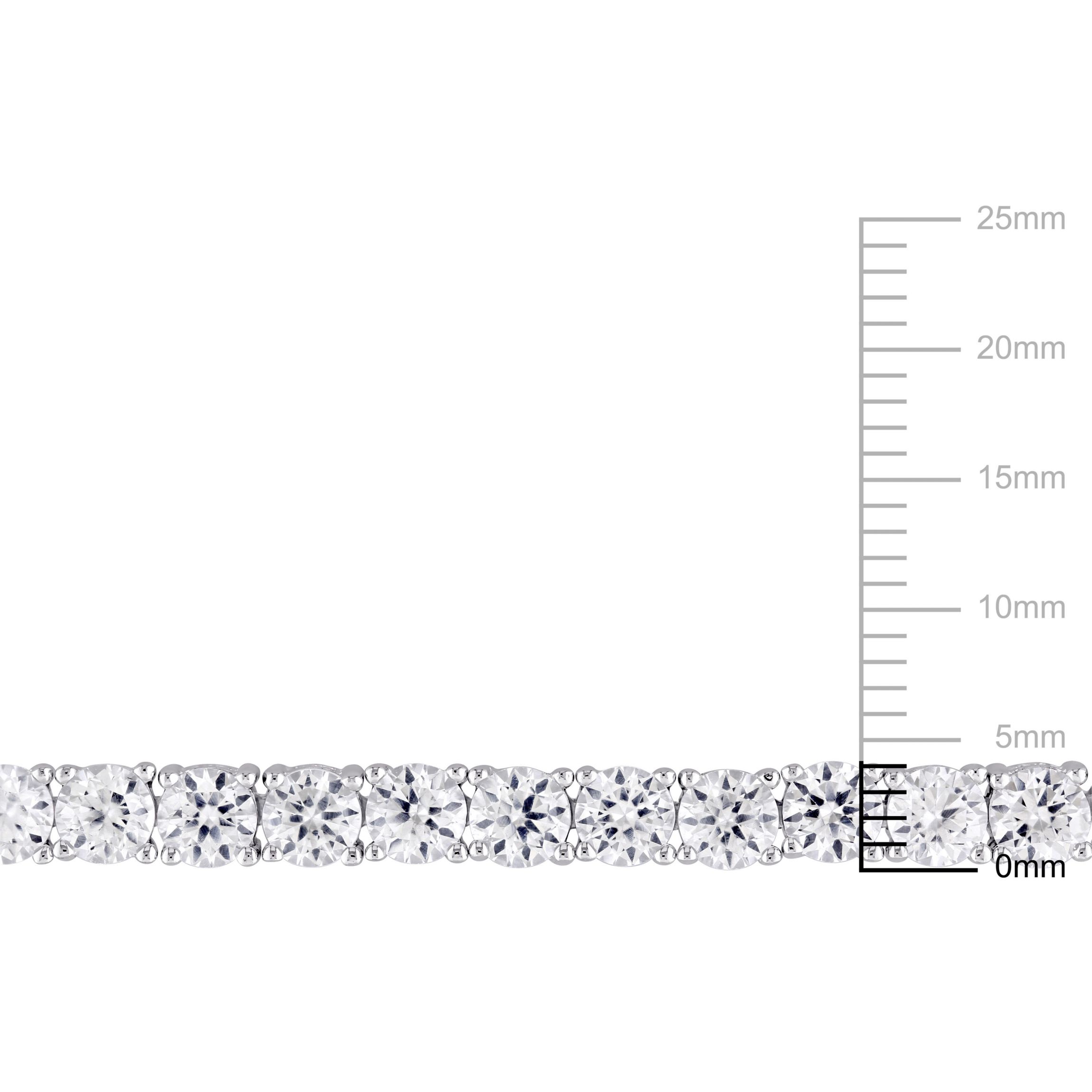 Lab Created 2-Pc Set of Created White Sapphire Tennis Bracelet and Necklace in Sterling Silver