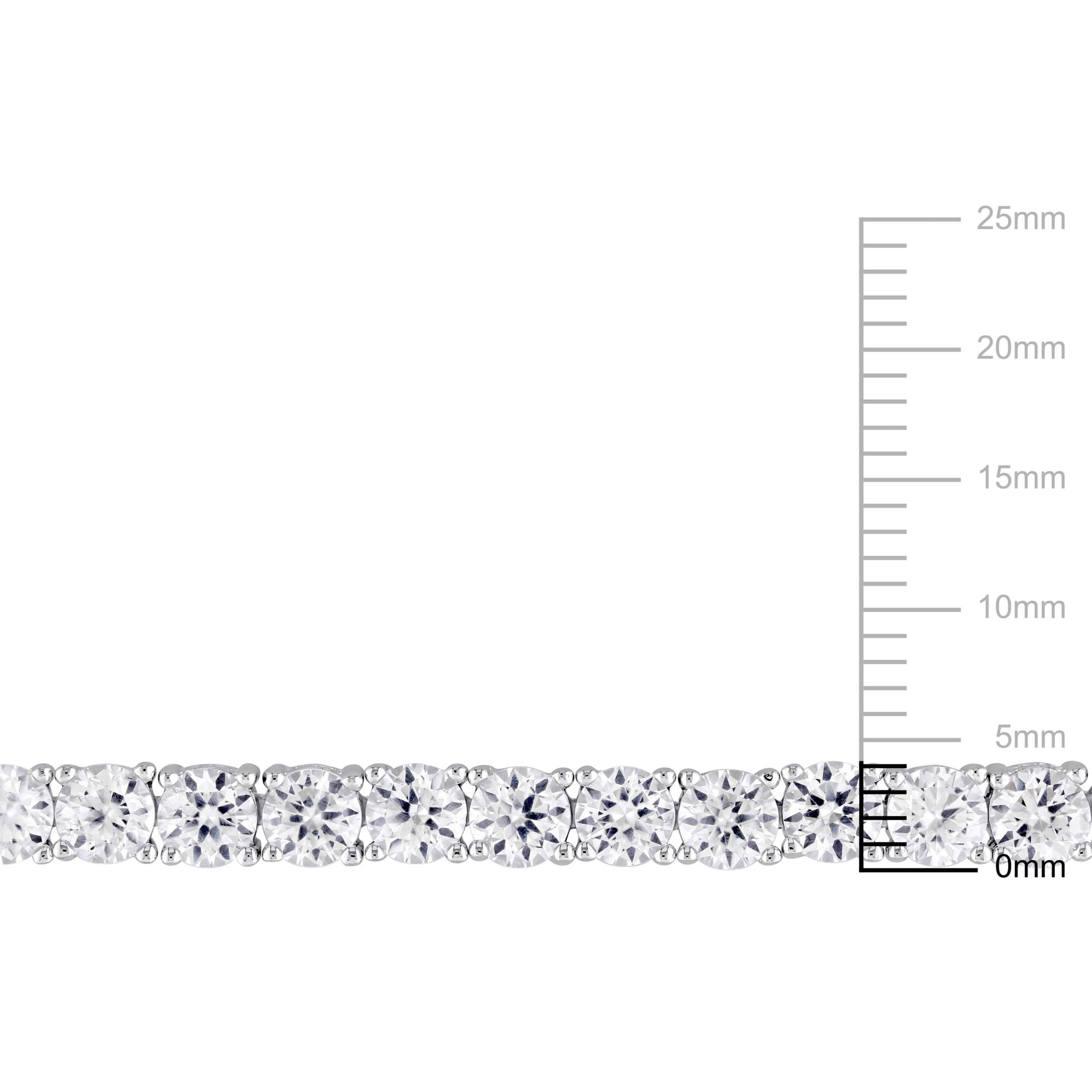 Lab Created 2-Pc Set of Created White Sapphire Tennis Bracelet and Necklace in Sterling Silver