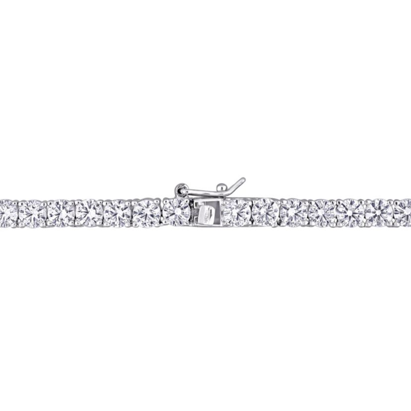 Lab Created 2-Pc Set of Created White Sapphire Tennis Bracelet and Necklace in Sterling Silver