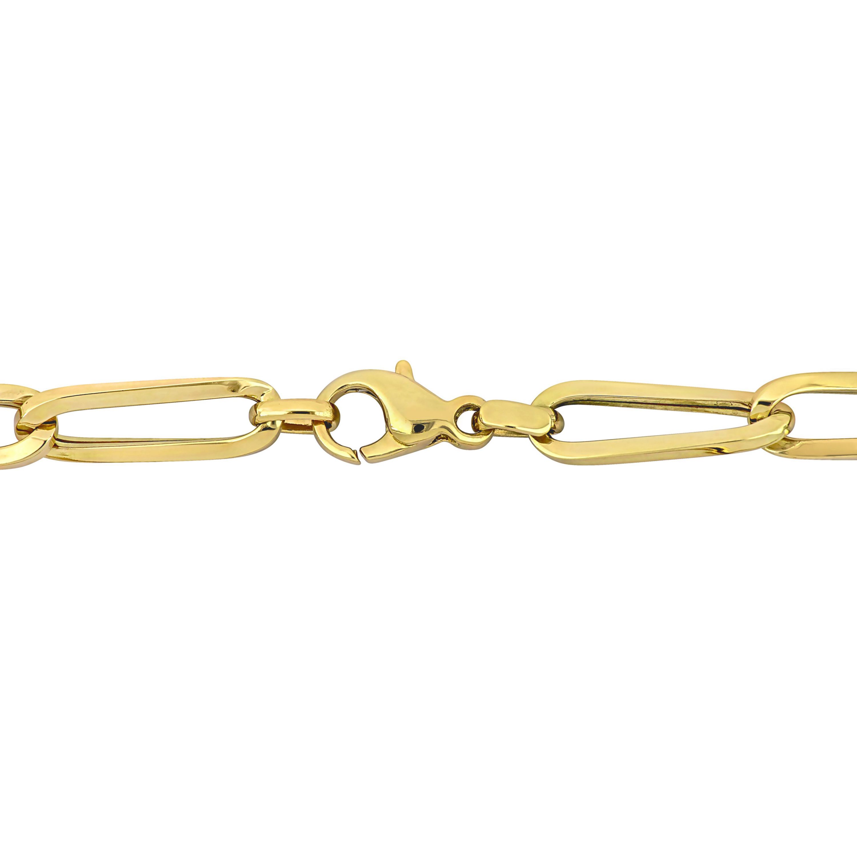 Oval Link Bracelet in 14k Yellow Gold