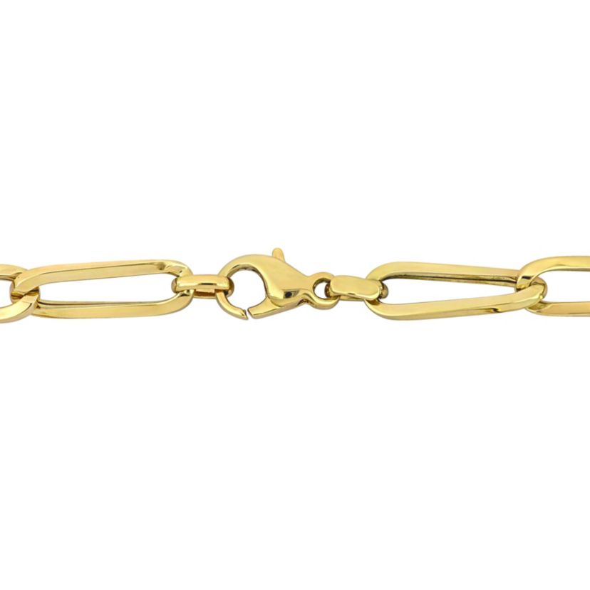 Oval Link Bracelet in 14k Yellow Gold