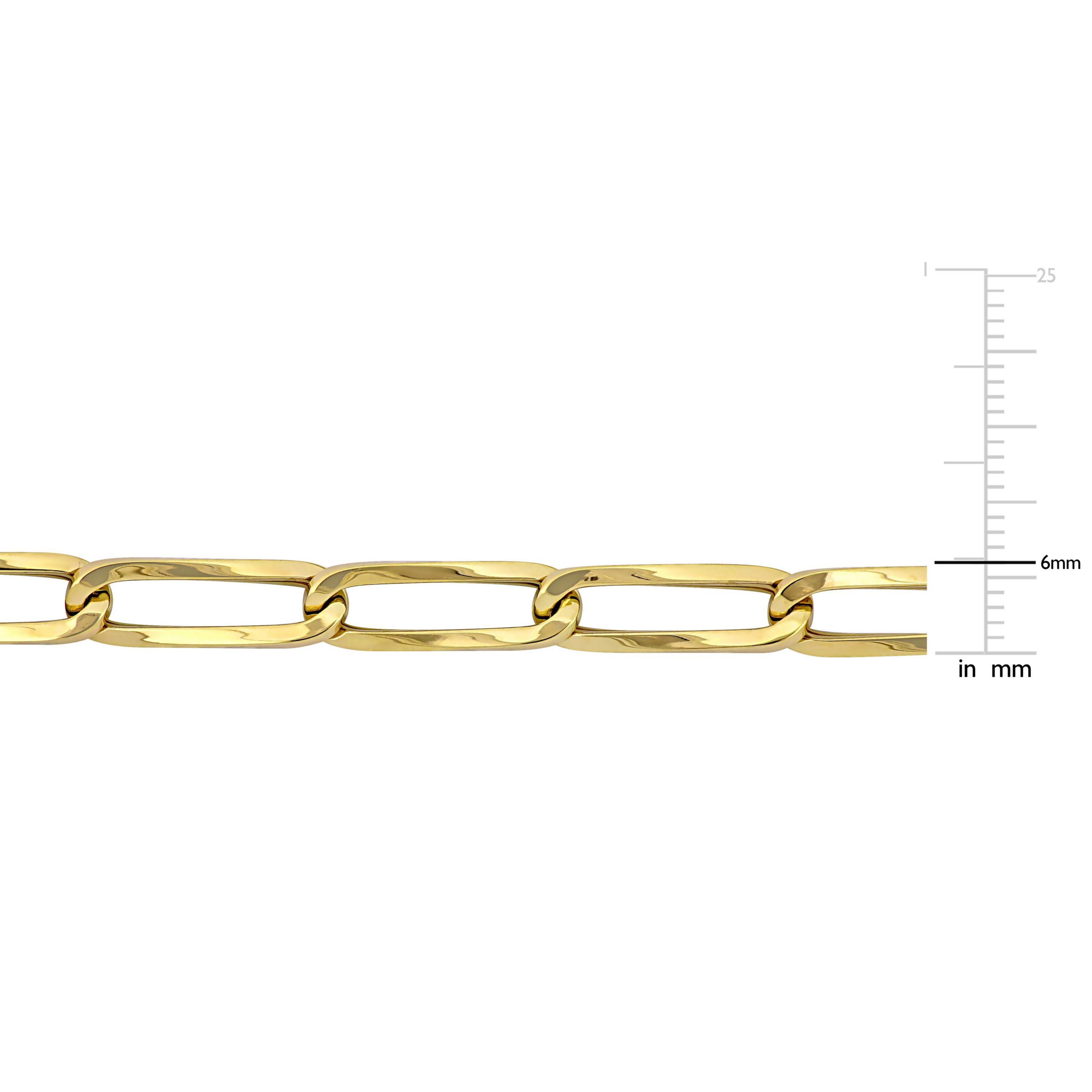 Oval Link Bracelet in 14k Yellow Gold