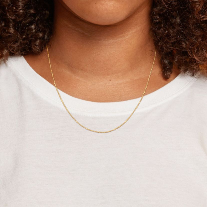 Cable Chain Necklace in 14k Yellow Gold