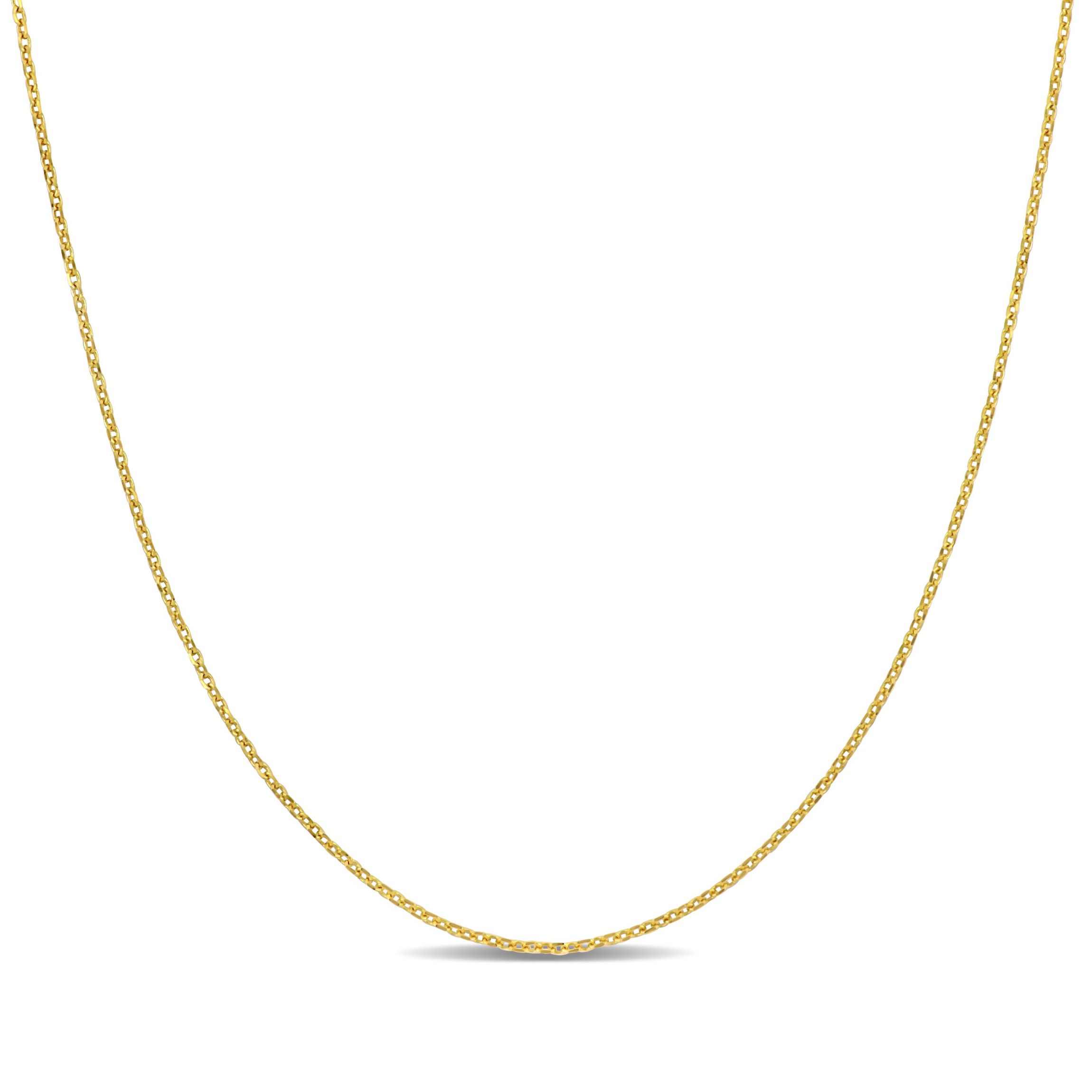Cable Chain Necklace in 14k Yellow Gold