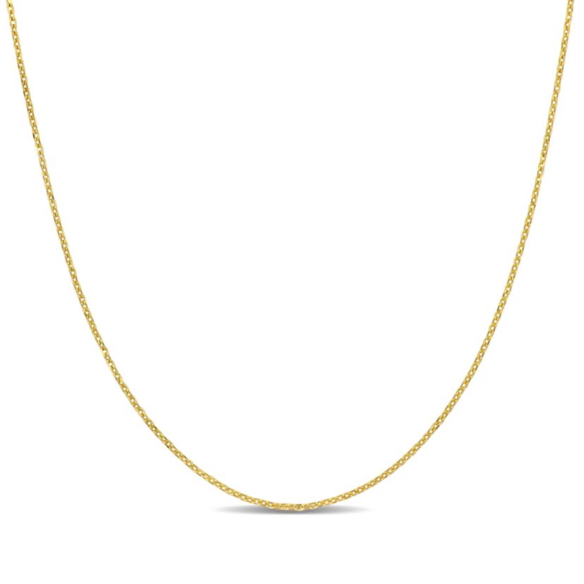 Cable Chain Necklace in 14k Yellow Gold