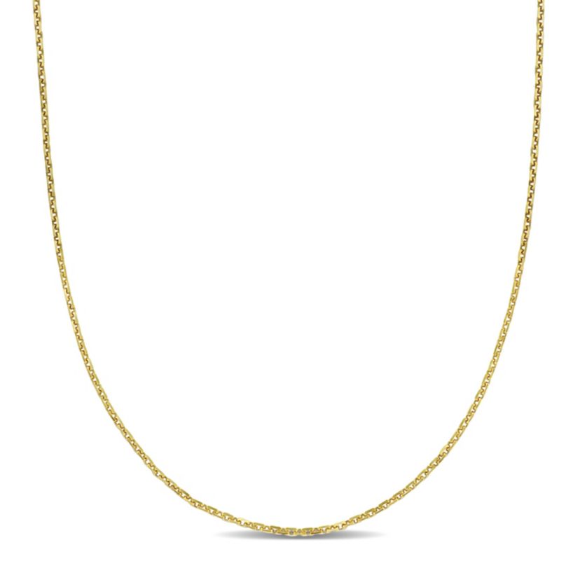 Cable Chain Necklace in 14k Yellow Gold