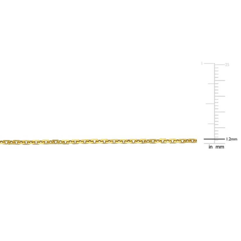 Cable Chain Necklace in 14k Yellow Gold