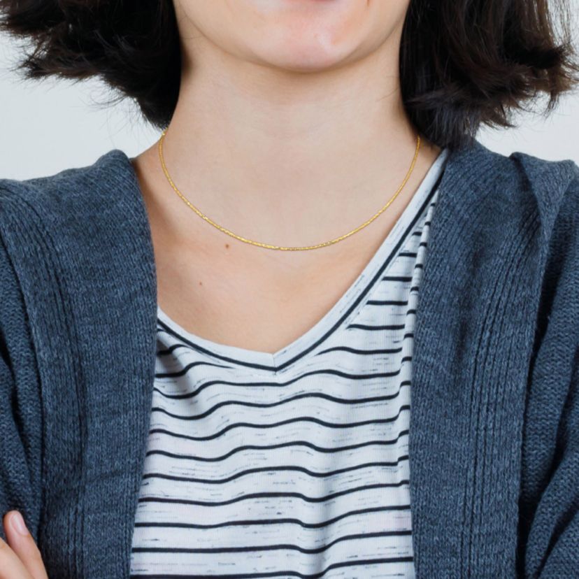 Cable Chain Necklace in 14k Yellow Gold