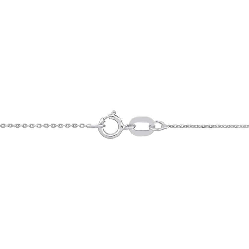 Cable Chain Necklace in 14k White Gold