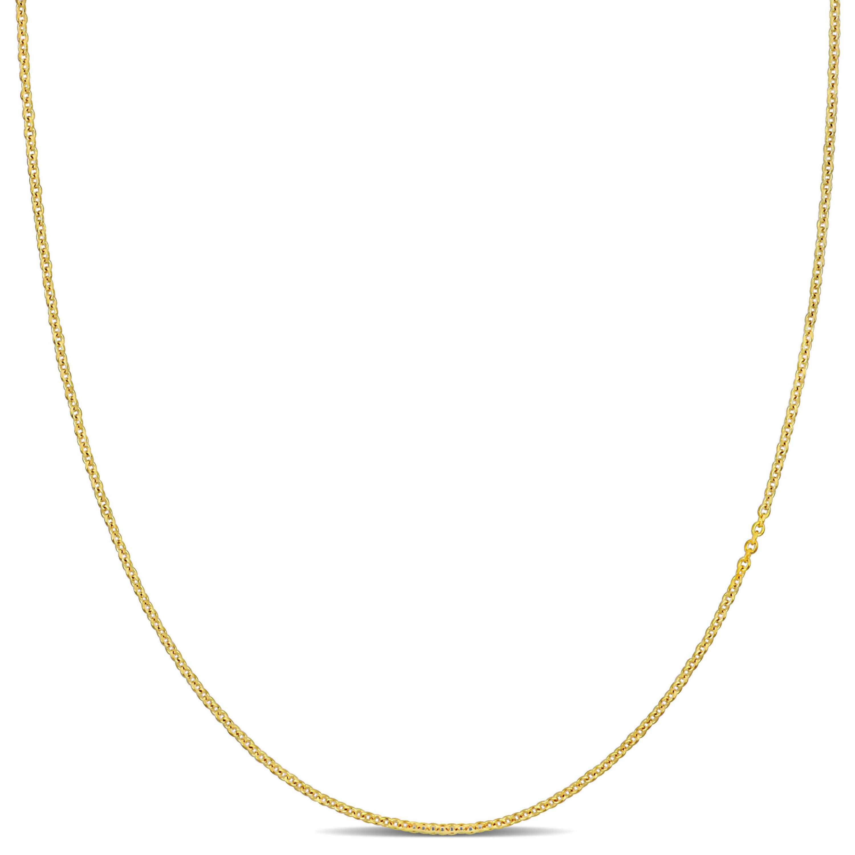 Cable Chain Necklace in 14k Yellow Gold