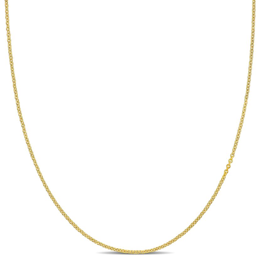Cable Chain Necklace in 14k Yellow Gold