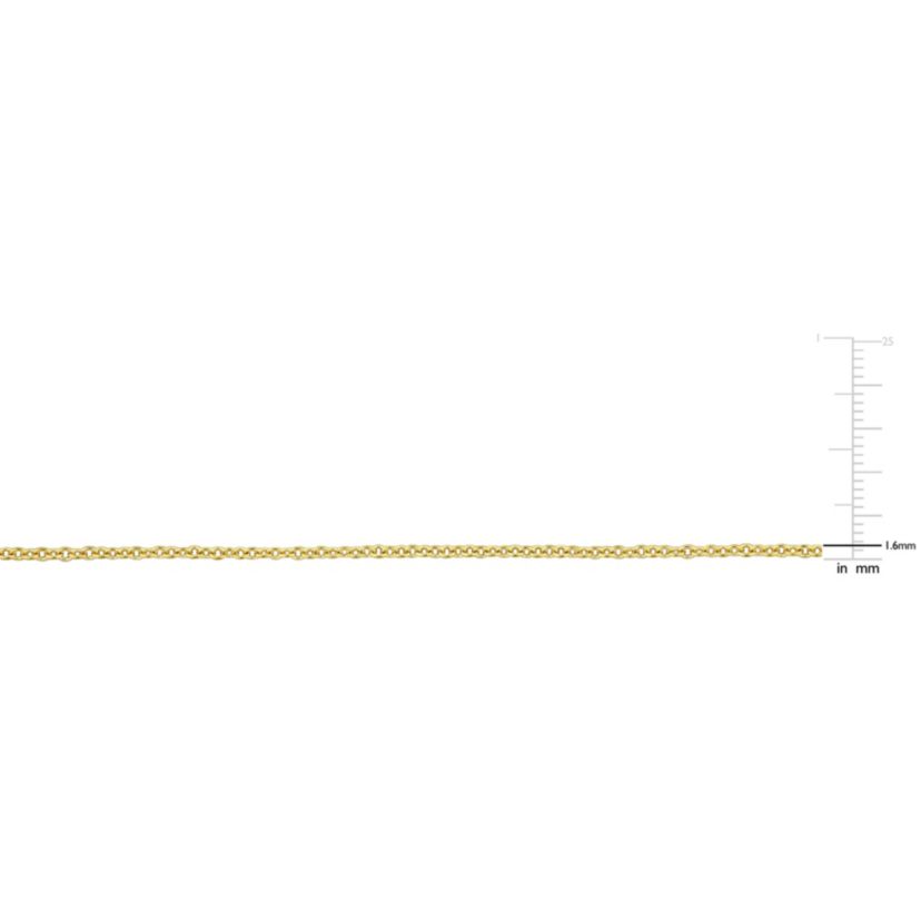 Cable Chain Necklace in 14k Yellow Gold