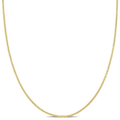 Belk & Co Cable Chain Necklace in 14k Yellow Gold