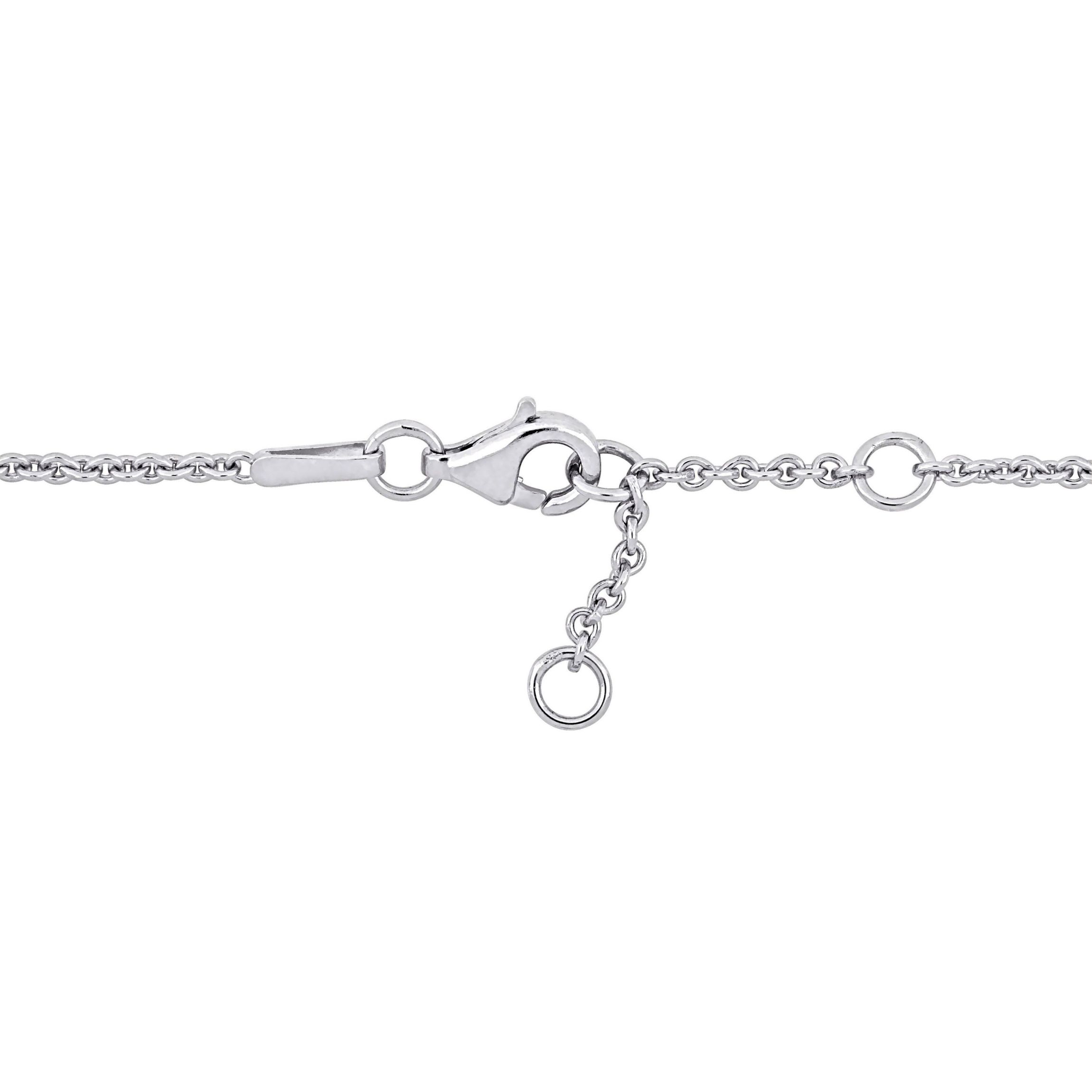 Mom Heart & Key Charm Bracelet in 18K Yellow Gold Plated Sterling Silver