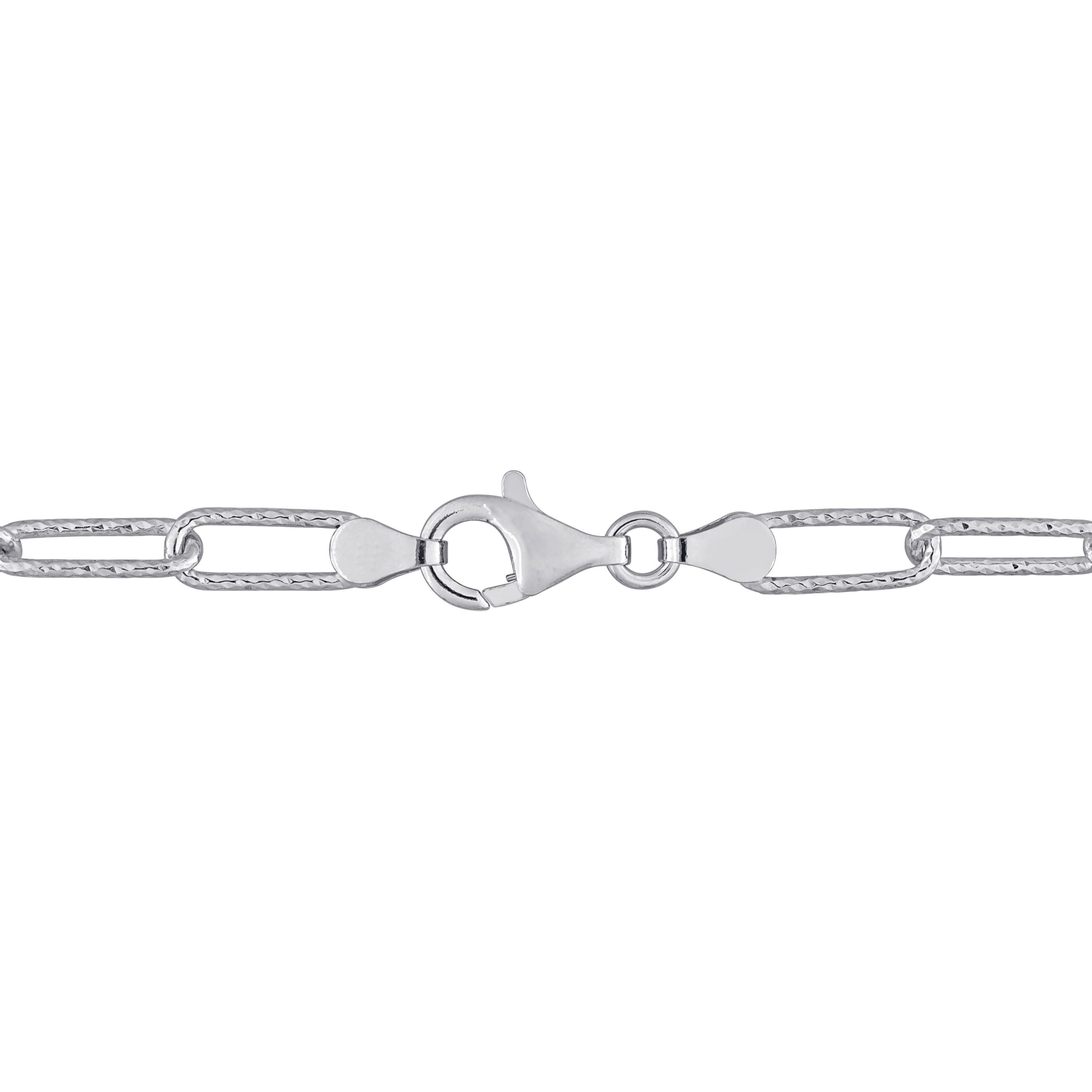 5MM Oval Link Necklace in Sterling Silver