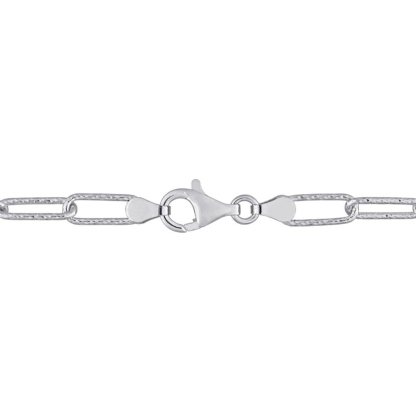 5MM Oval Link Necklace in Sterling Silver