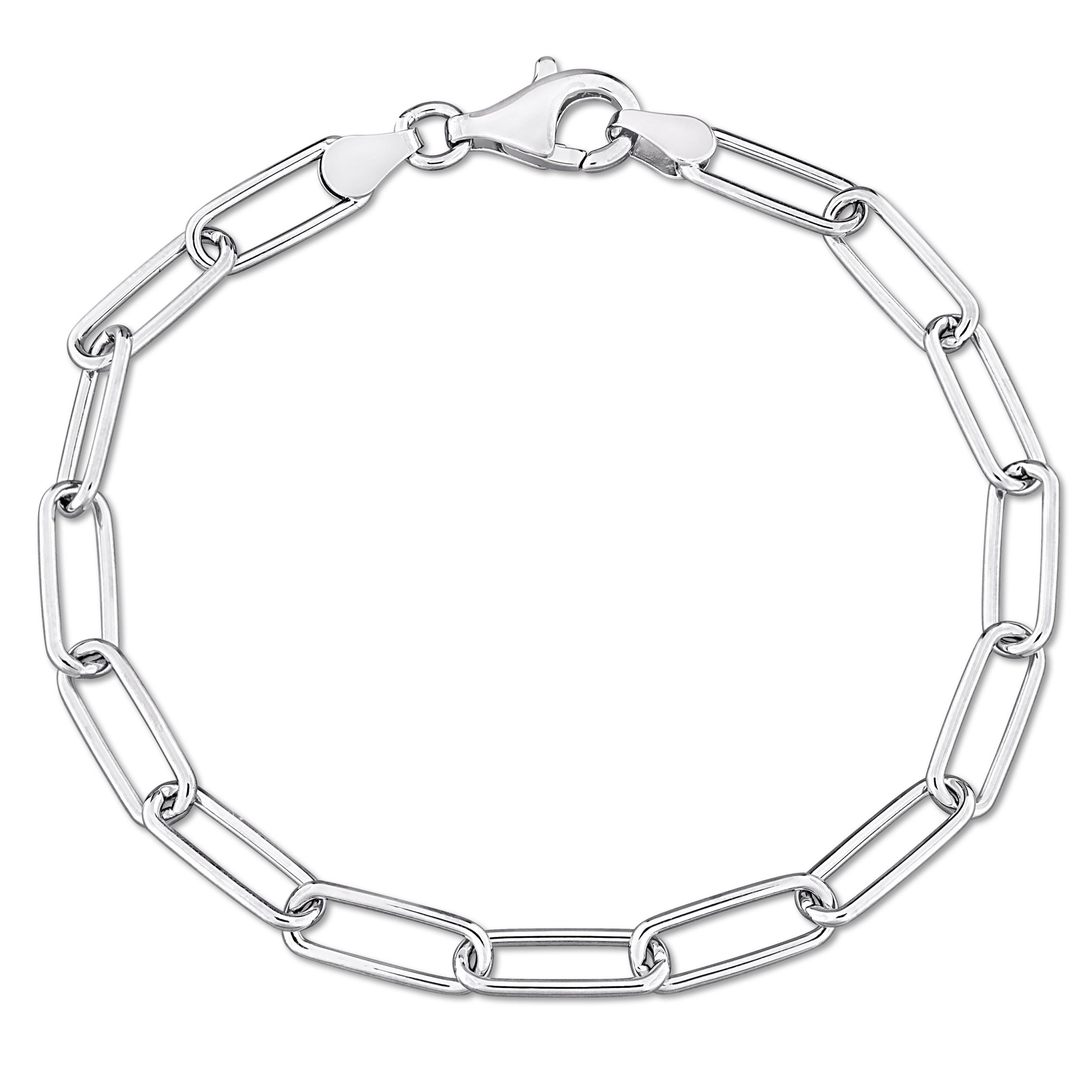 5MM Oval Link Bracelet in Sterling Silver