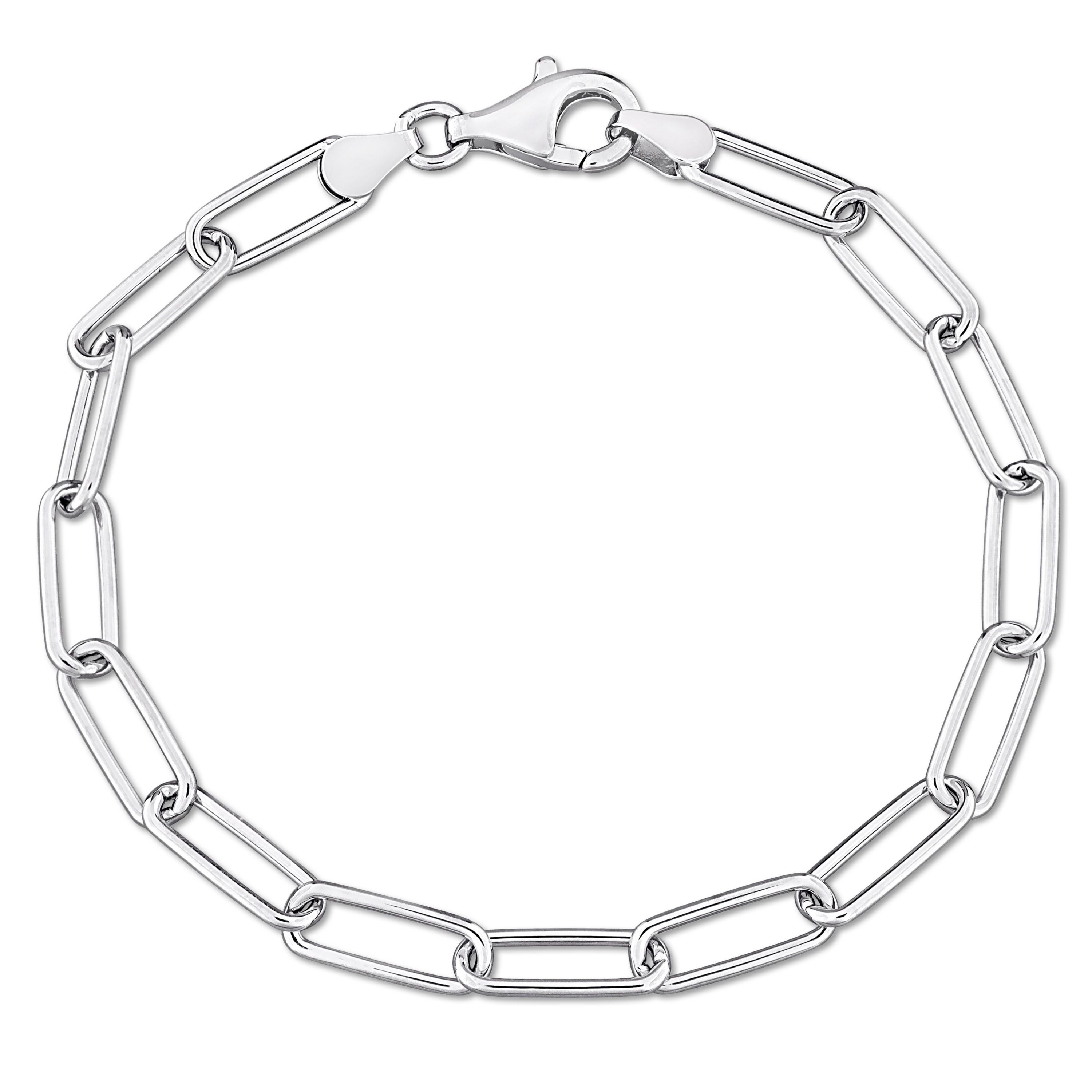 5MM Oval Link Bracelet in Sterling Silver