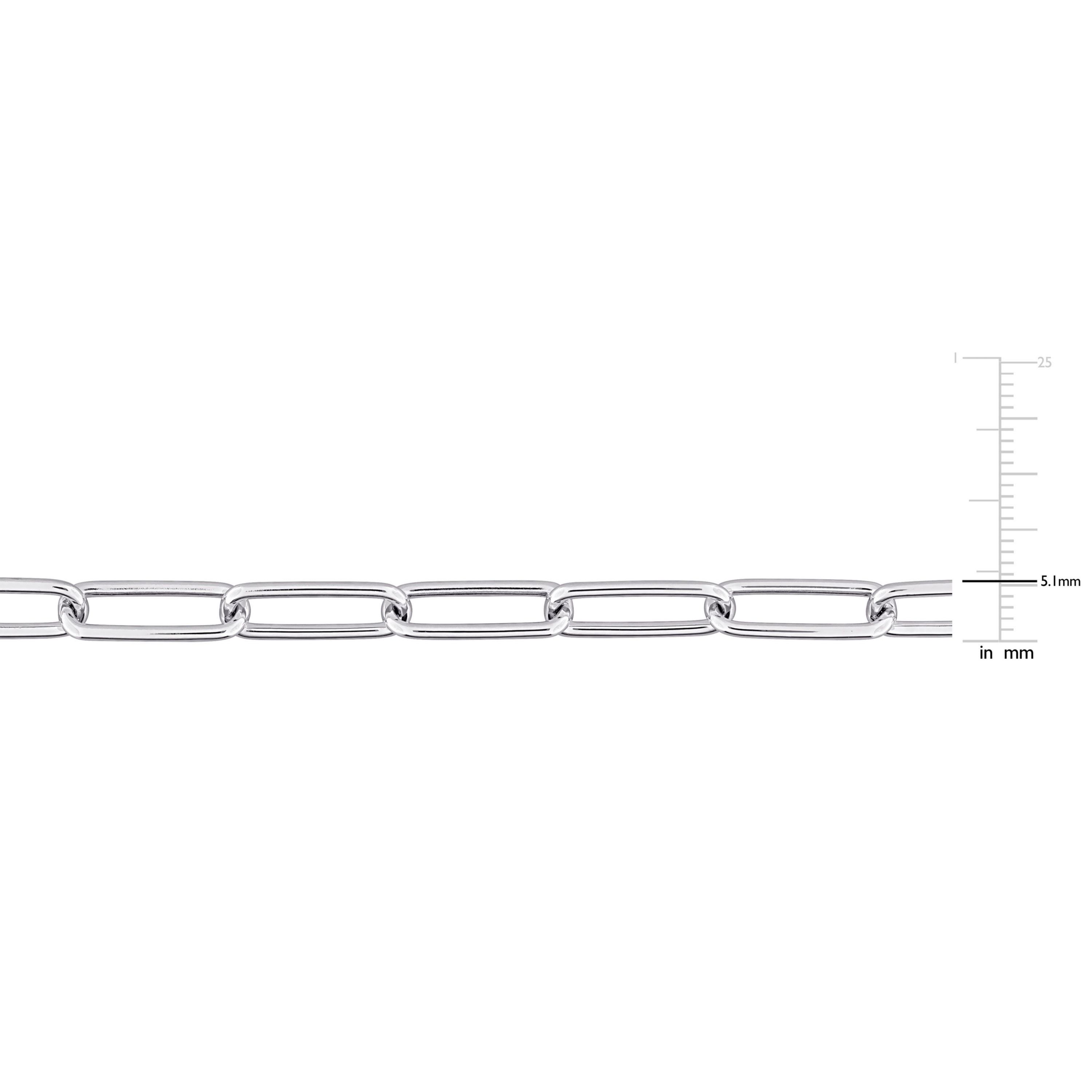 5MM Oval Link Bracelet in Sterling Silver