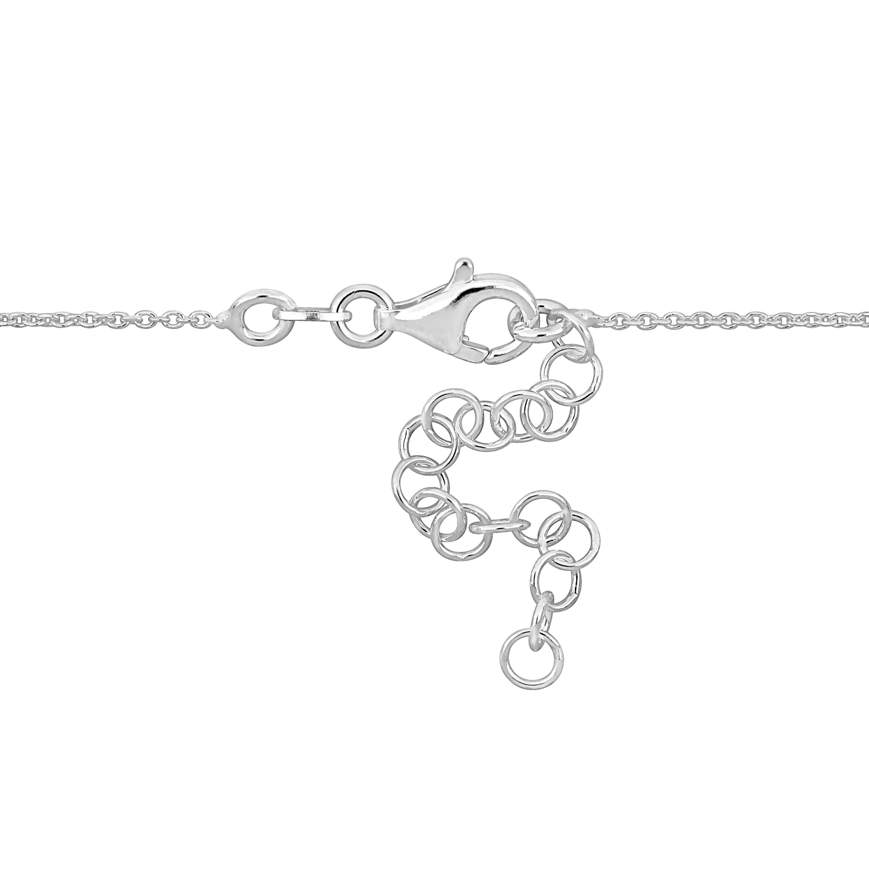 Heart Charm Necklace in Sterling Silver