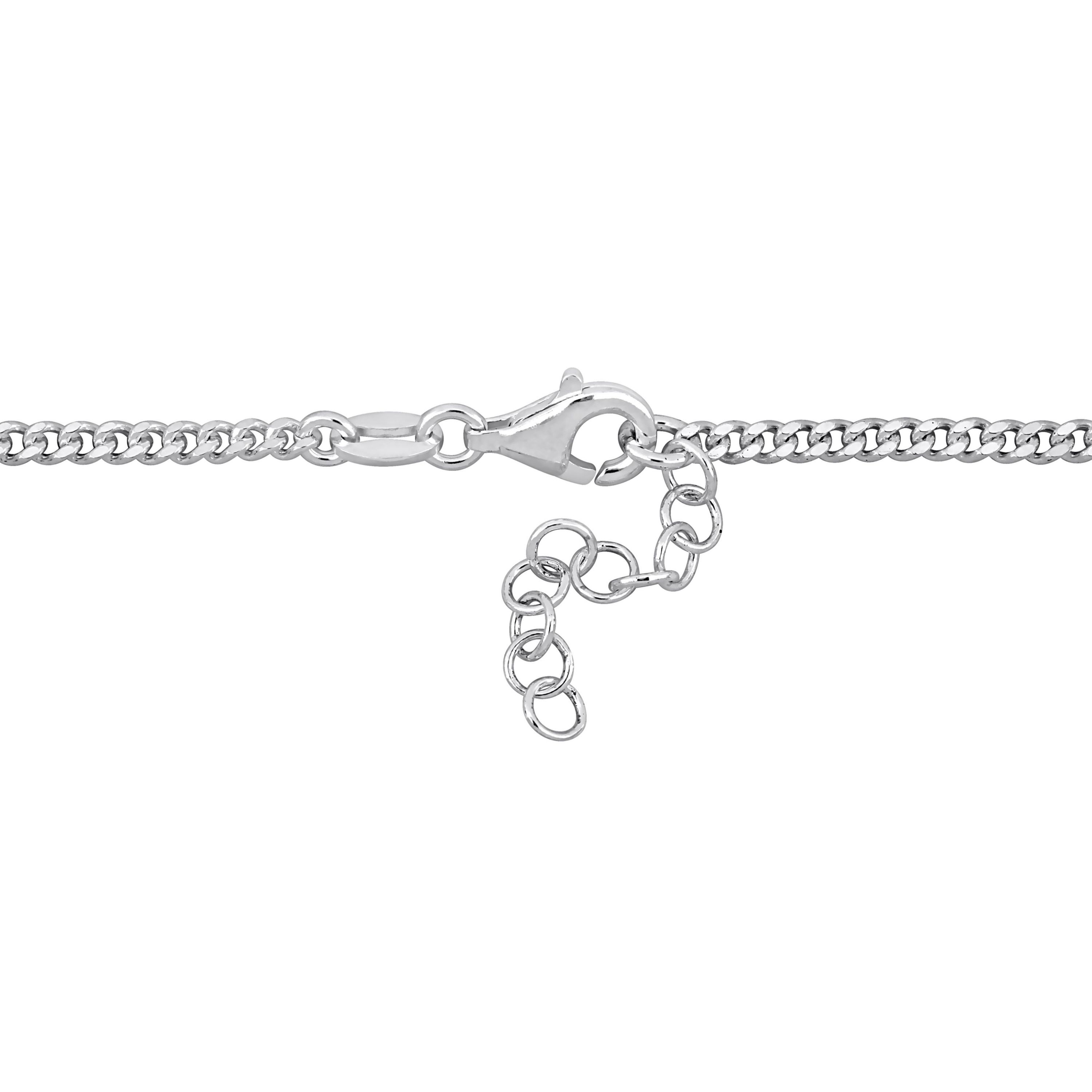 2MM Lock & Key CurbLink Chain Bracelet in Sterling Silver