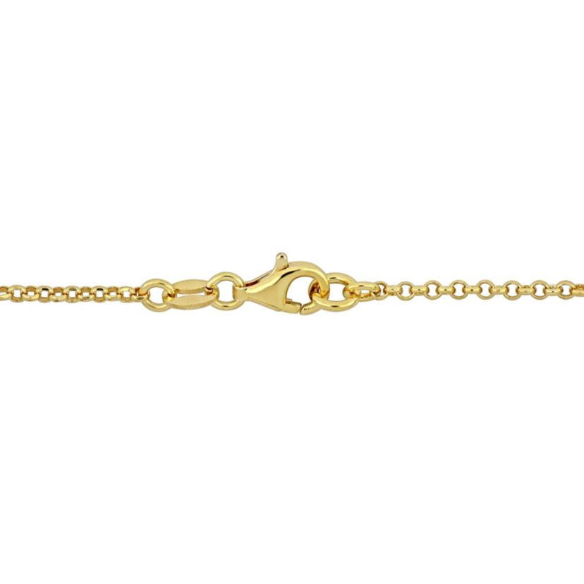 Multi-Color Enamel Butterfly Bracelet in Yellow Plated Sterling Silver