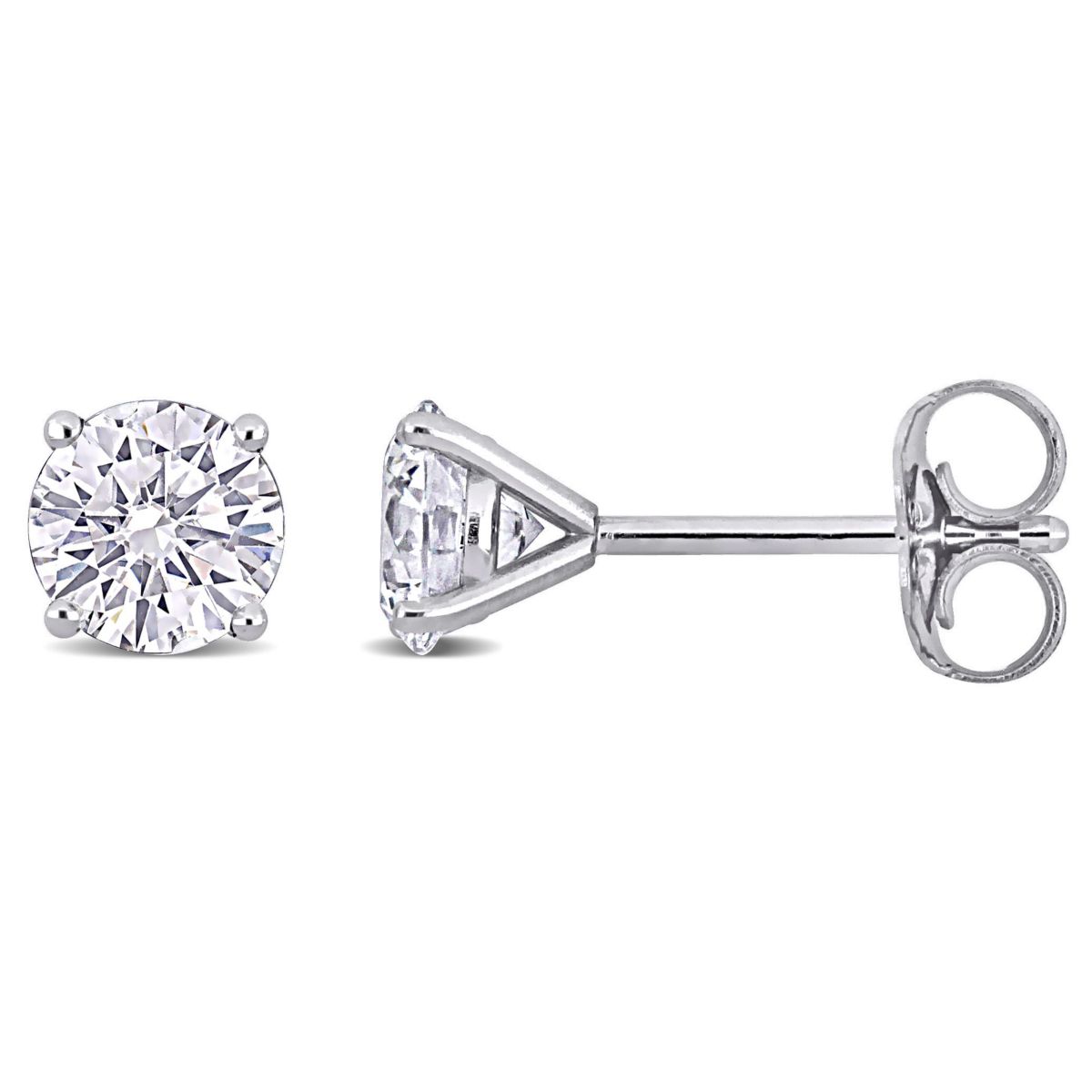 1 ct. t.w. Lab Grown Diamond Stud Post Earrings in 14K White Gold