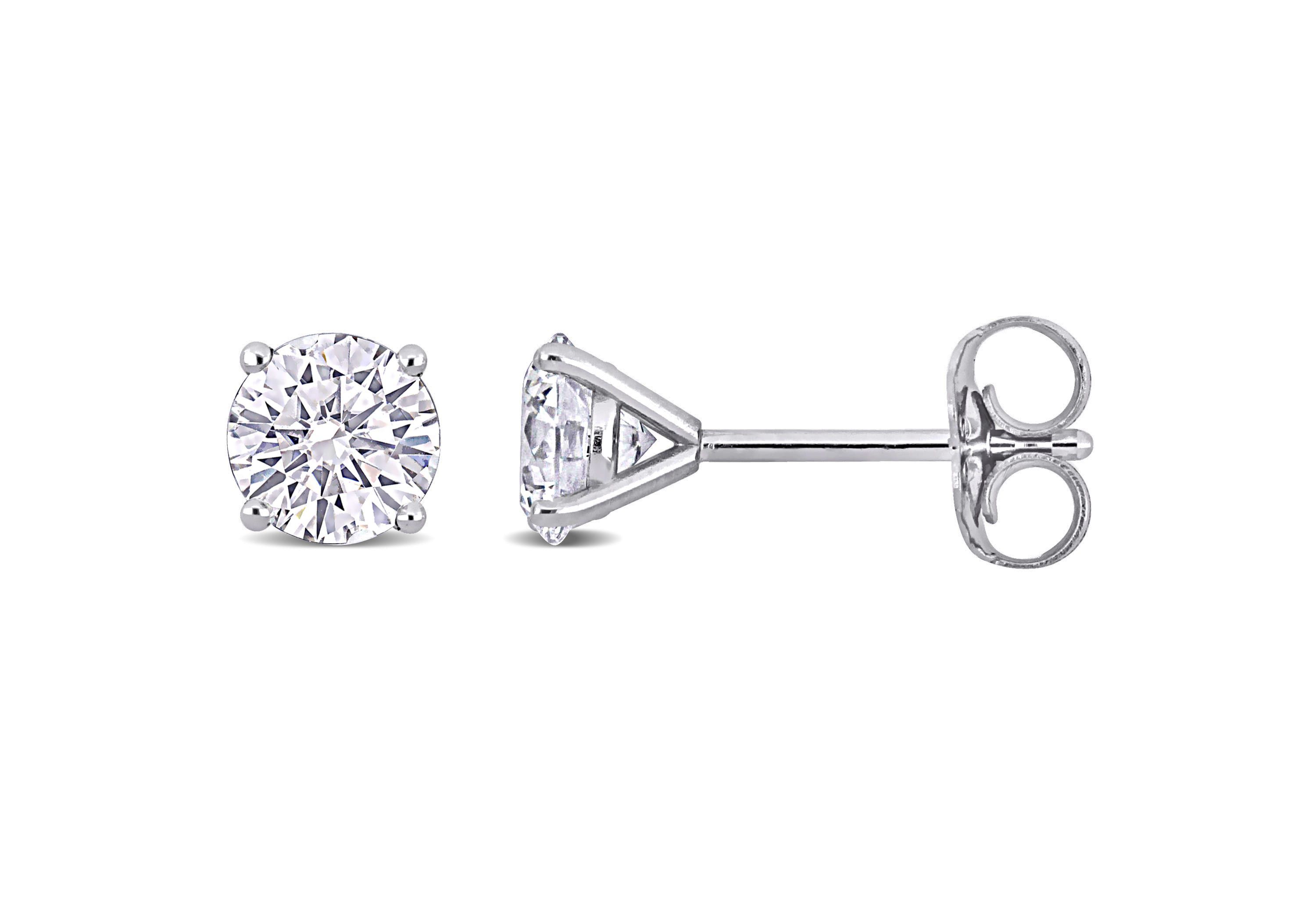 1 ct. t.w. Lab Grown Diamond Stud Post Earrings in 14K White Gold