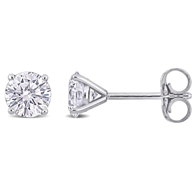 1 ct. t.w. Lab Grown Diamond Stud Post Earrings in 14K White Gold