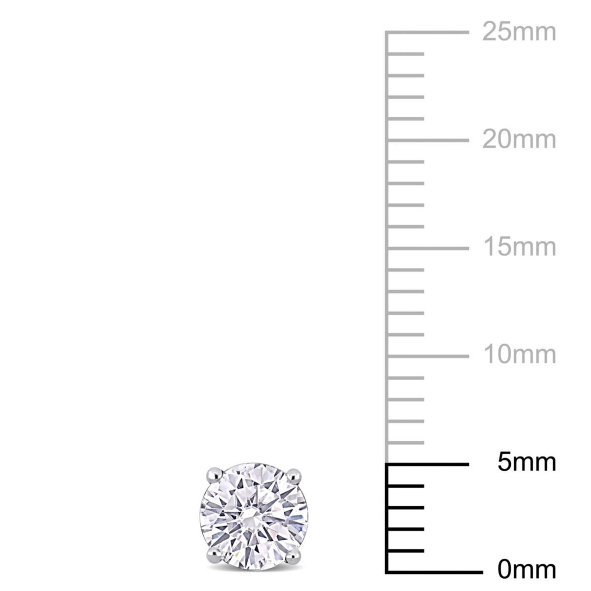 1 ct. t.w. Lab Grown Diamond Stud Post Earrings in 14K White Gold