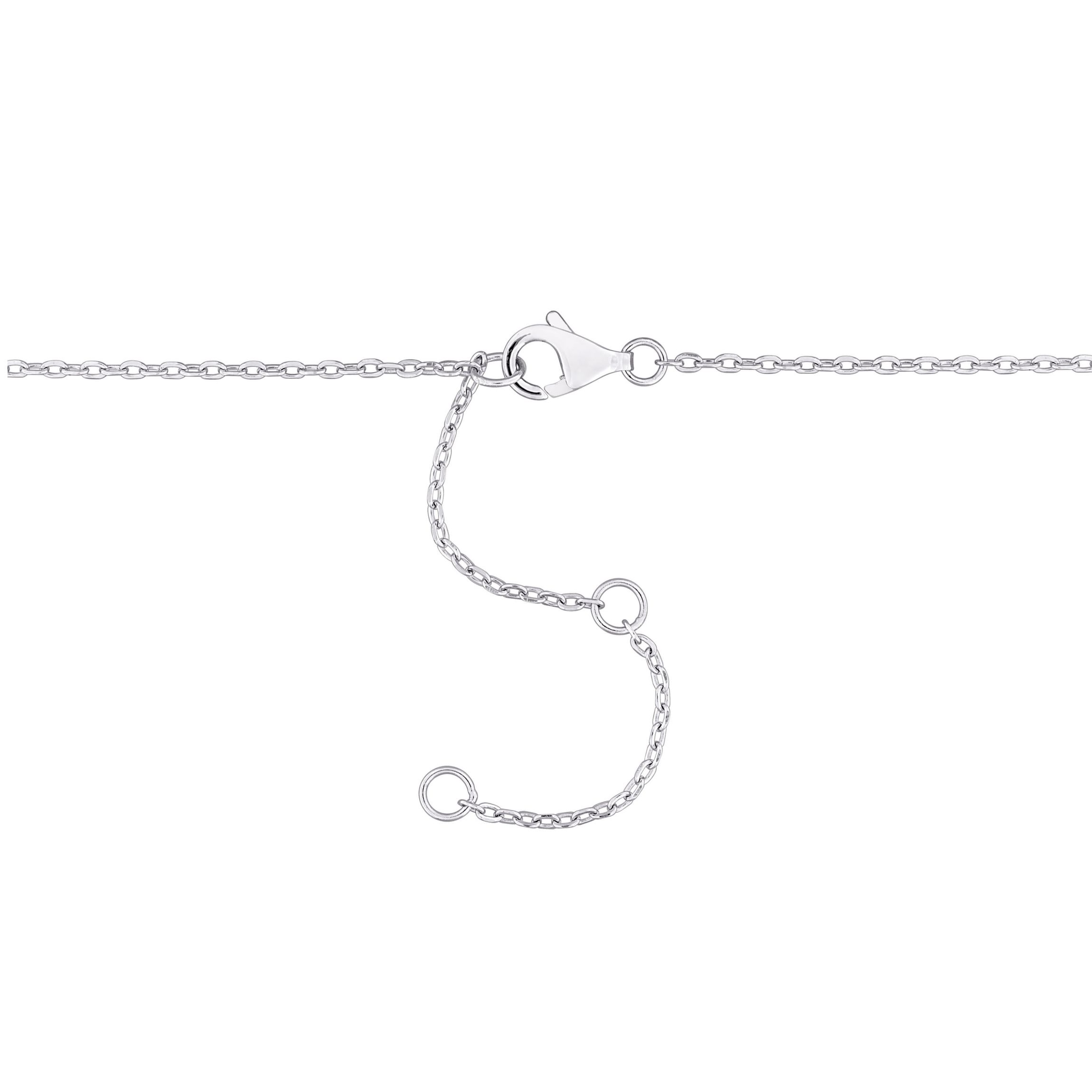 Aquamarine Bead Bracelet in Sterling Silver