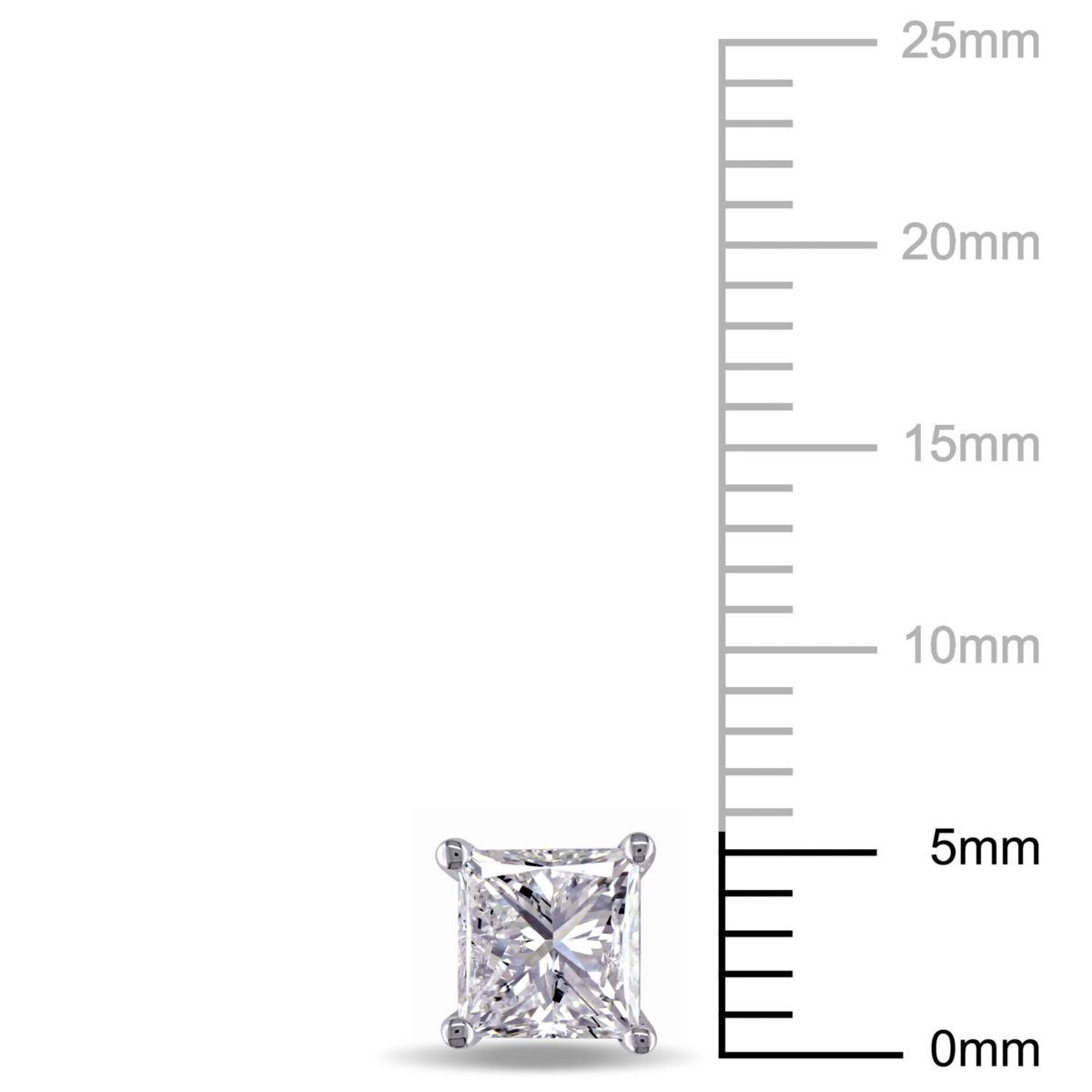 1 ct. t.w. Diamond Stud Earrings in 14K White Gold