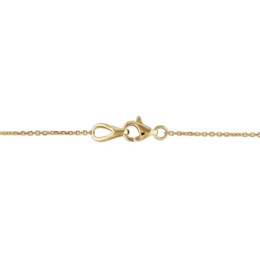 1/4 ct. t.w. Diamond Station Necklace in 14K Yellow Gold